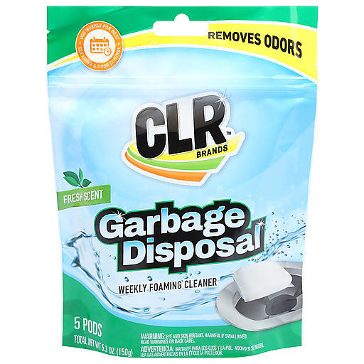 Clr Cleaning Pods, Garbage Disposal, Fresh Scent — UPC 078291701111