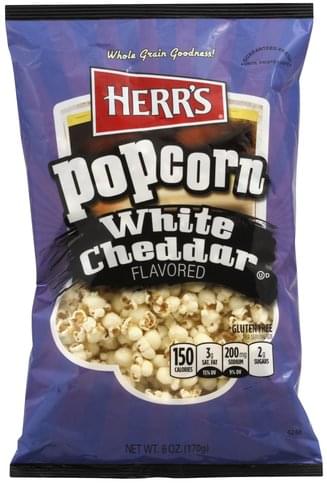 White Cheddar Flavored Popcorn, White Cheddar
