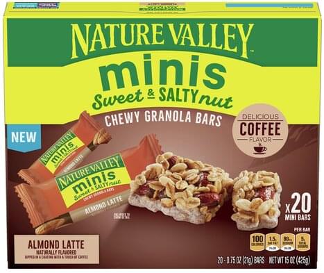 Photo of Nature Valley Almond Latte, Chewy, Minis Granola Bars