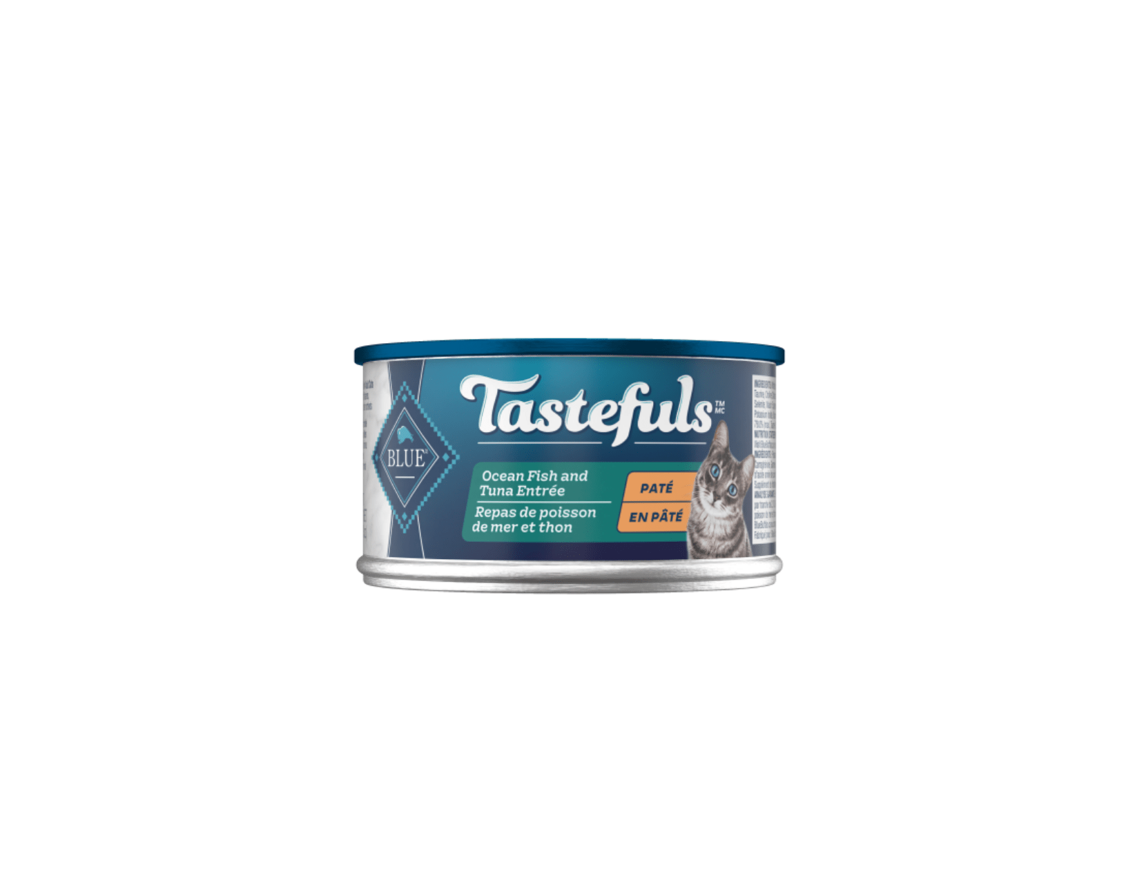 Blue Buffalo 402-14485 - Cat Tastefuls Adult Ocean Fish & Tuna Pate 24/3oz
