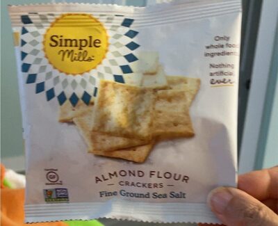 Fine Ground Sea Salt Almond Flour Crackers