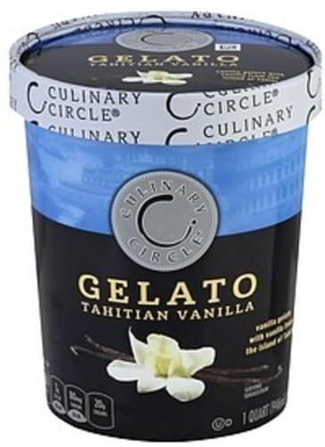 Culinary Circle, Gelato, Tahitian Vanilla
