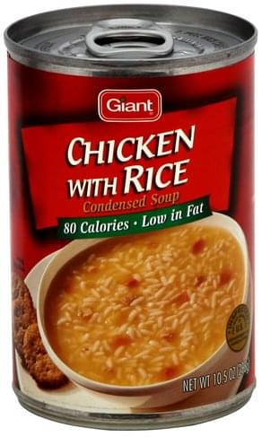 Condensed Soup, Chicken with Rice