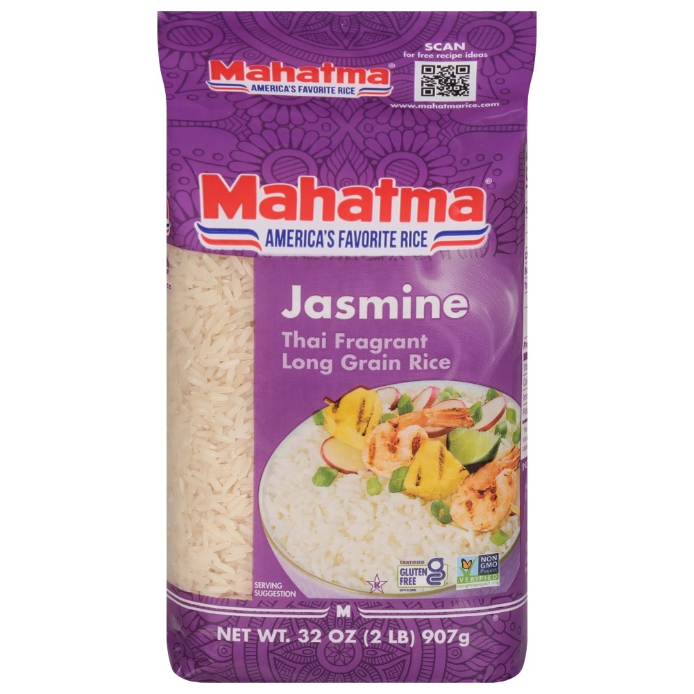 Photo of Mahatma Jasmine Thai Fragrant Long Grain Rice 32 Oz. Bag