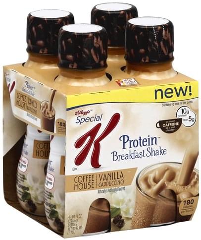 Vanilla Cappuccino Flavored Protein Breakfast Shakes, Vanilla Cappuccino