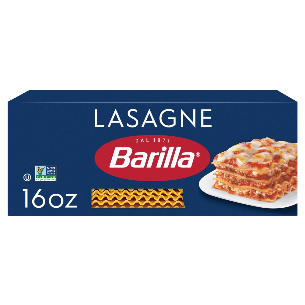Photo of Barilla Classic Blue Box Oven Pasta Wavy Lasagne