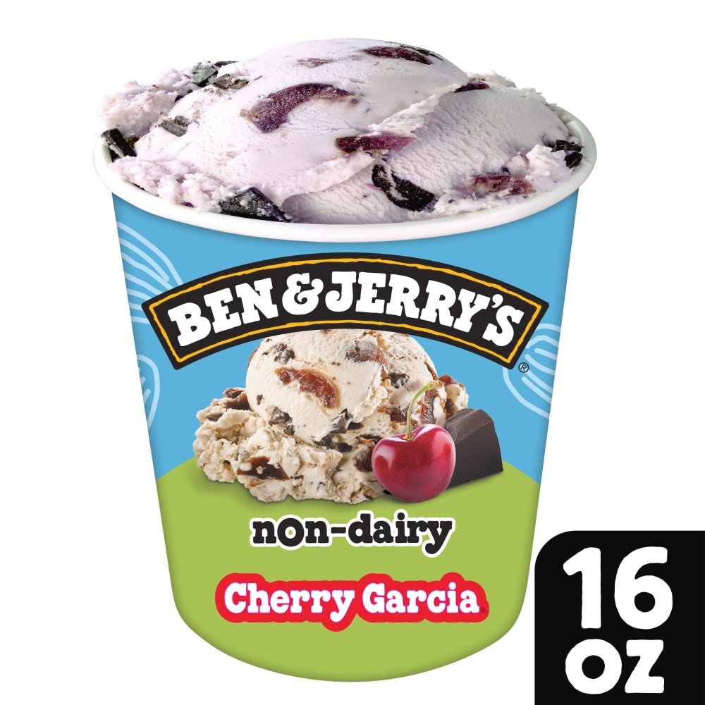 Photo of Ben & Jerry's Frozen Dessert, Non Dairy, Cherry Garcia 1 Pt