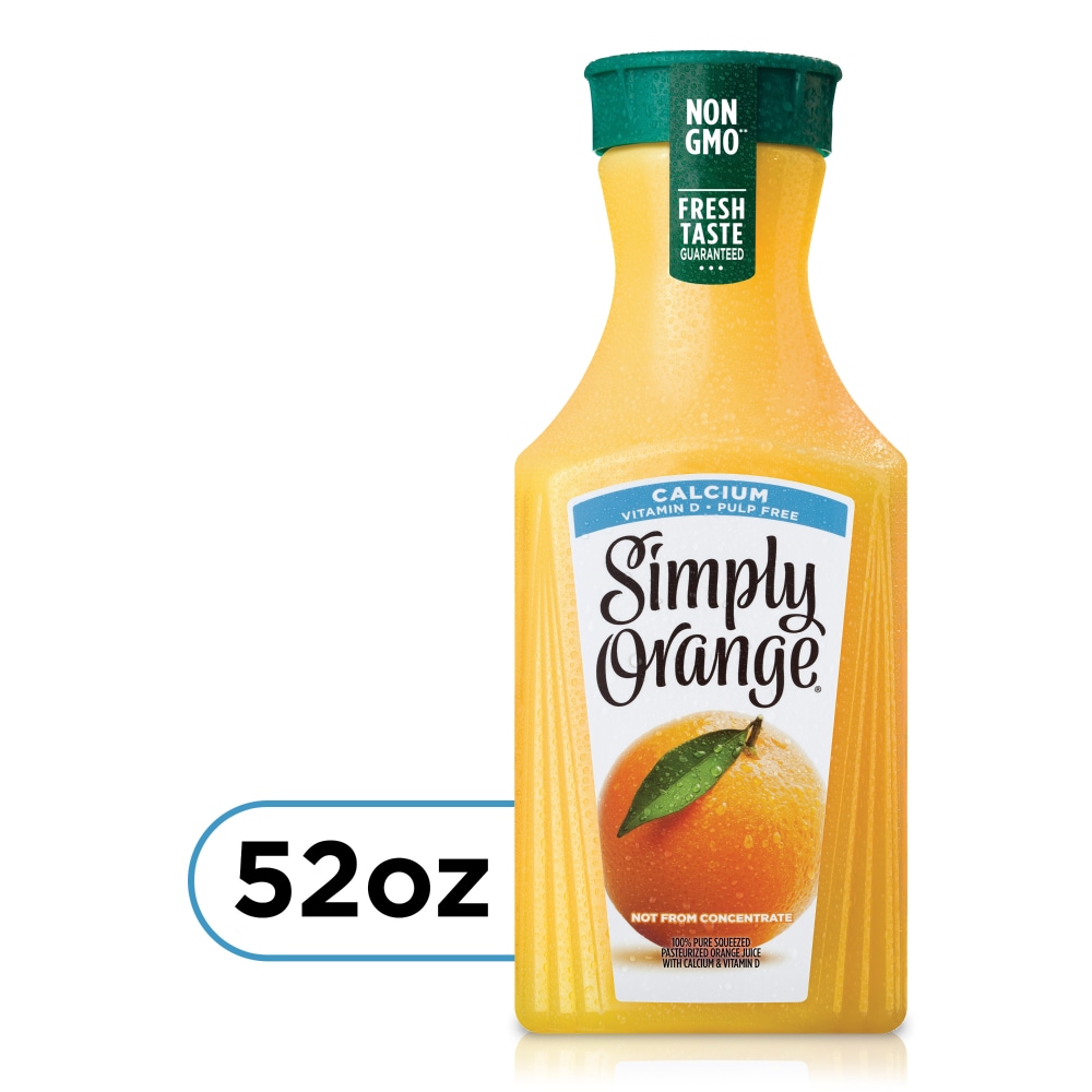 Photo of Simply Orange Pulp Free With Calcium & Vitamin D Juice - 52 Fl Oz