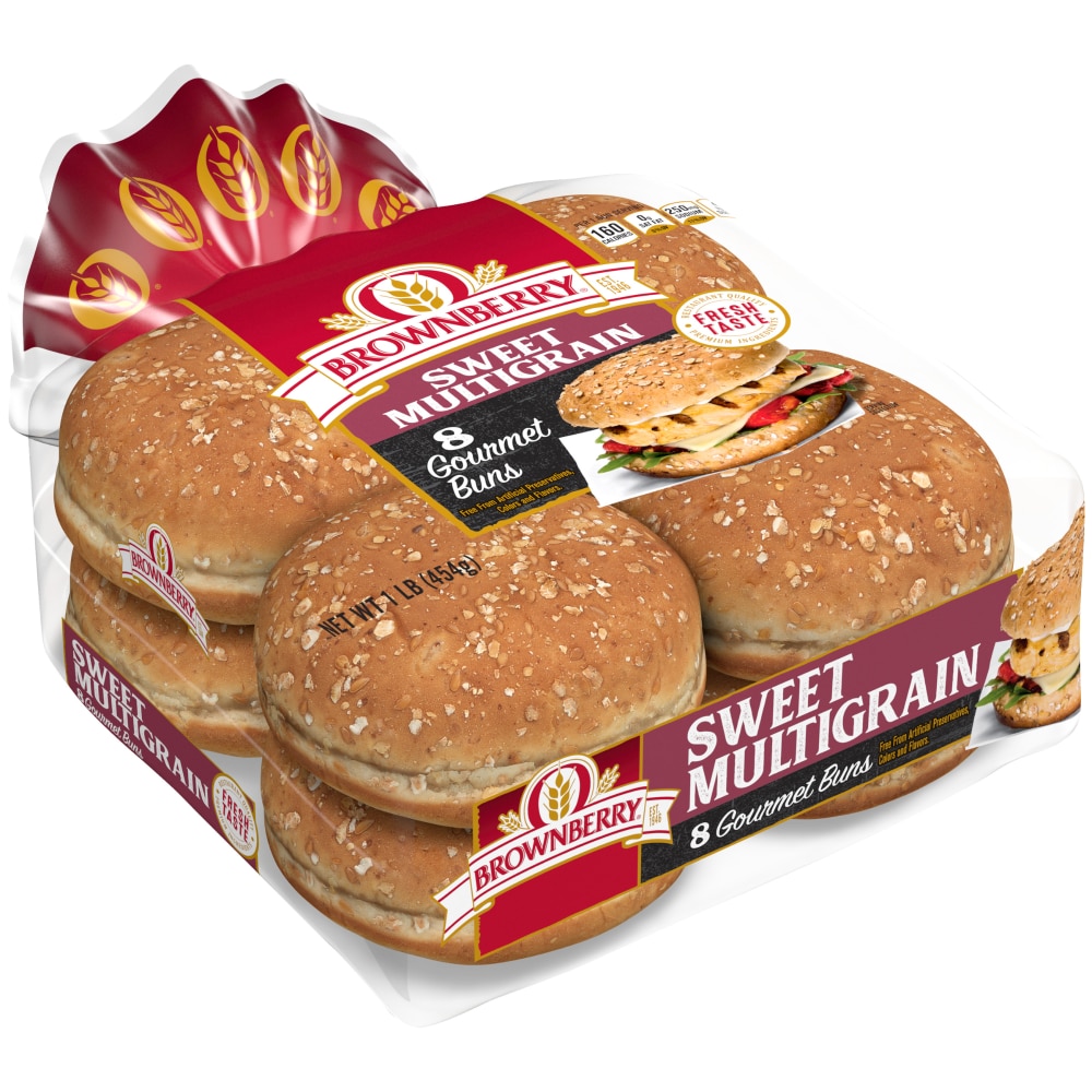 Sweet Multigrain Gourmet Buns, Sweet Multigrain