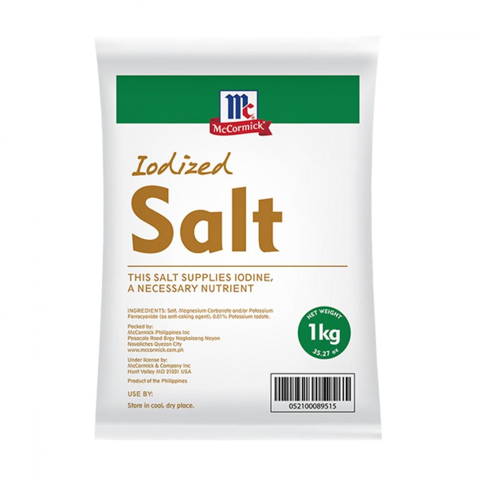 McCormick Iodized Salt 1kg