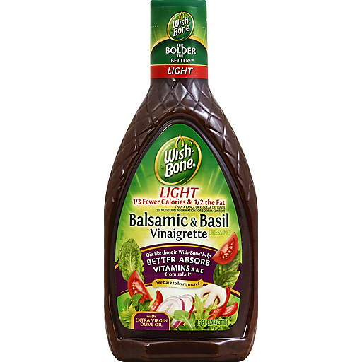 Balsamic & Basil Vinaigrette Dressing, Light