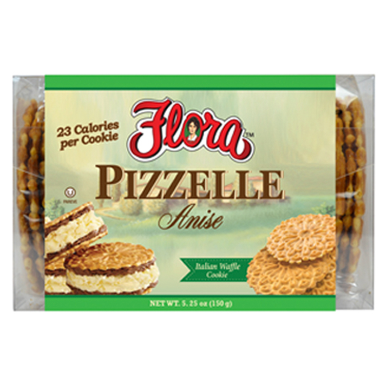 Flora Fine Foods, Italian Waffle Cookie Pizzelle, Anise, Anise