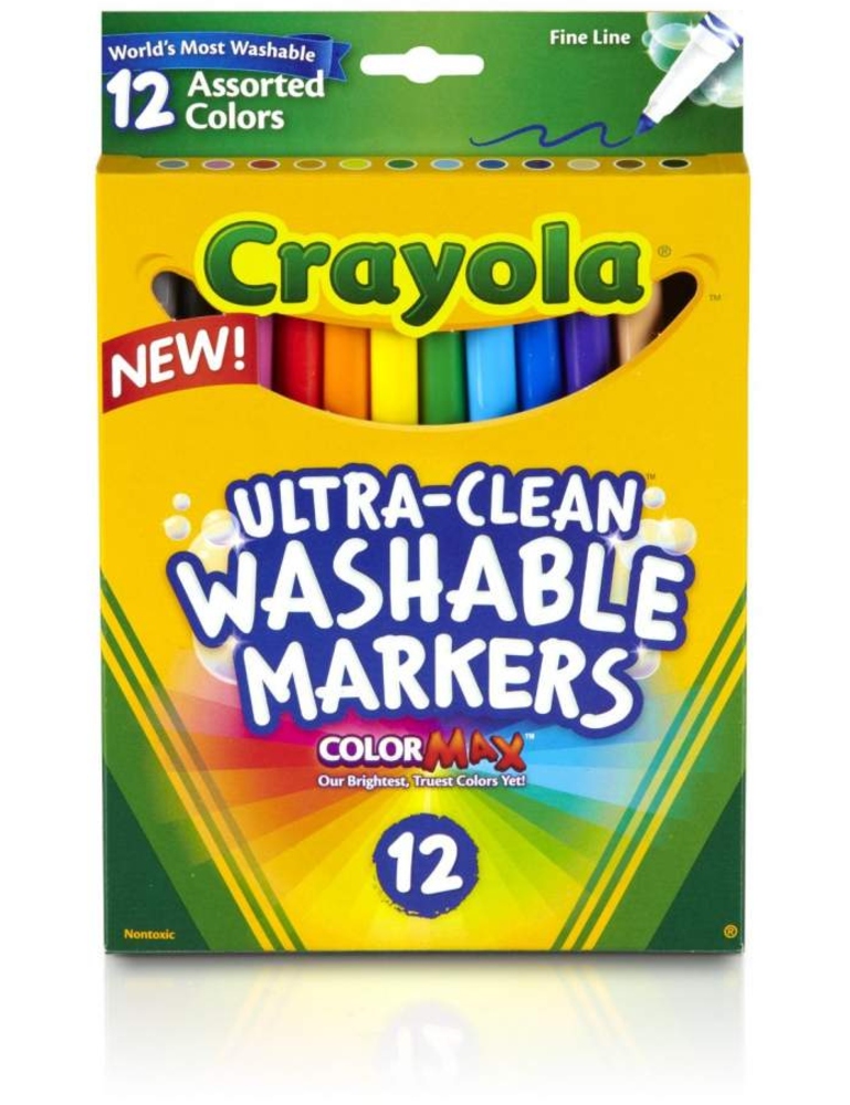 Crayola - Ultra Clean Washable Markers Fine Line
