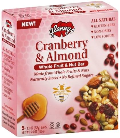 Whole Fruit & Nut Bar, Cranberry & Almond