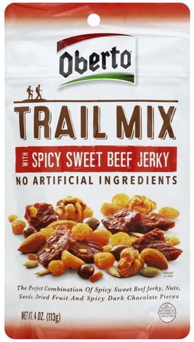 Trail Mix, Spicy Sweet Beef Jerky