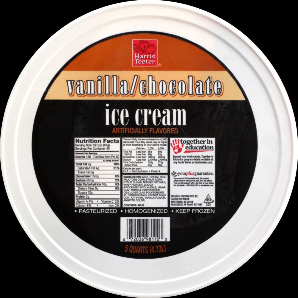 Vanilla and Chocolate Ice Cream, Vanilla and Chocolate