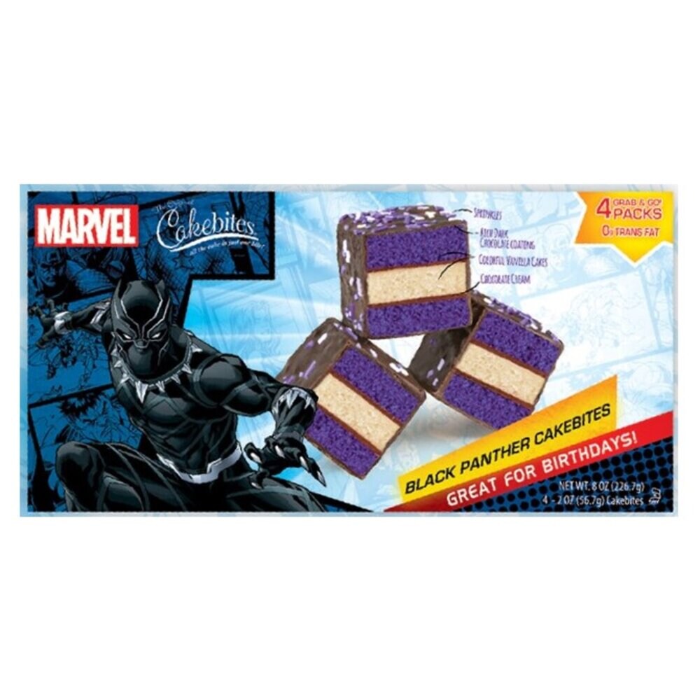 Black Panther Cake Bites