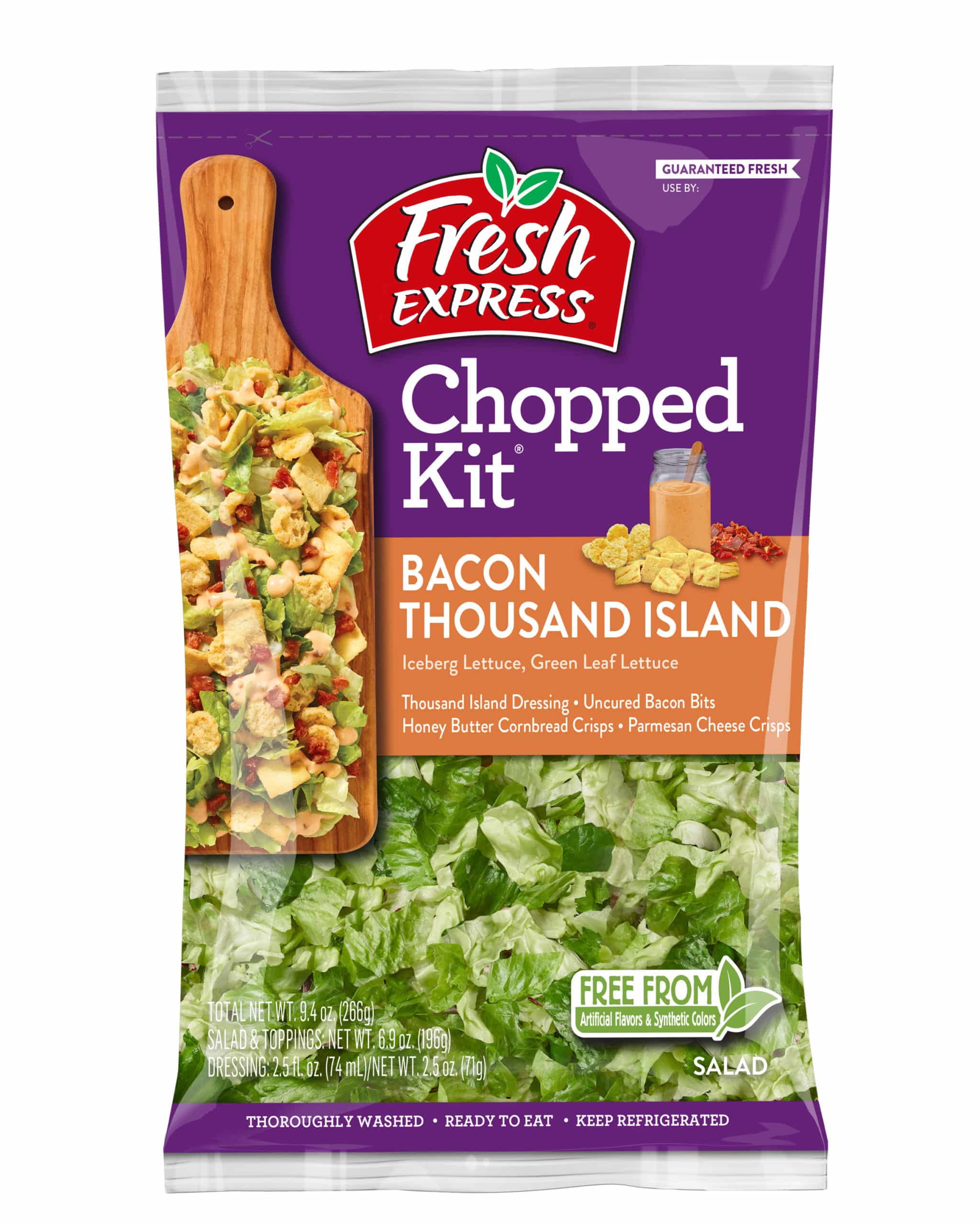 Bacon Thousand Island Iceberg Lettuce, Green Leaf Lettuce Chopper Kit, Bacon Thousand Island