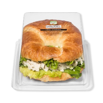 Chicken Salad on Croissant Sandwiches