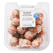 Powdered Blueberry Flavored Donut Holes, Powdered Blueberry