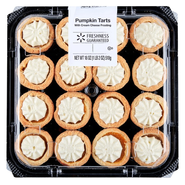 Pumpkin Bite Size Pies with Cream Cheese Frosting, Pumpkin with Cream Cheese Frosting