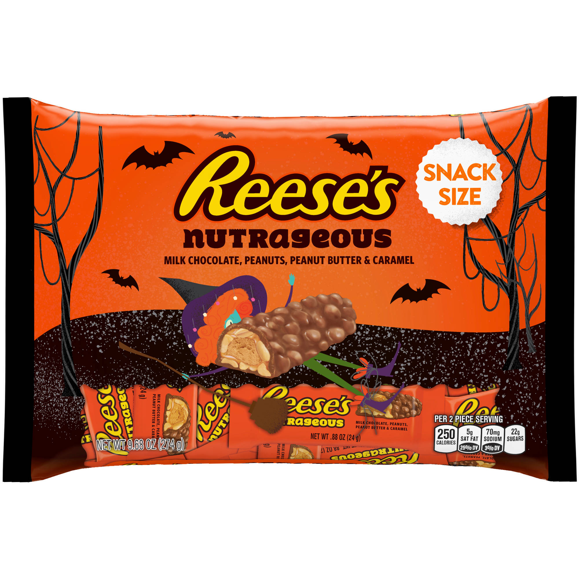 Milk Chocolate, Peanuts, Peanut Butter & Caramel Bar