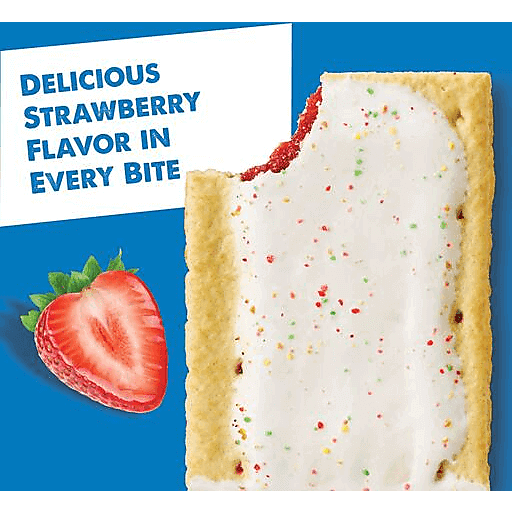Frosted Strawberry Toaster Pastries, Frosted Strawberry