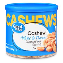 Cashews Haves & Pieces Seasoned with Sea Salt