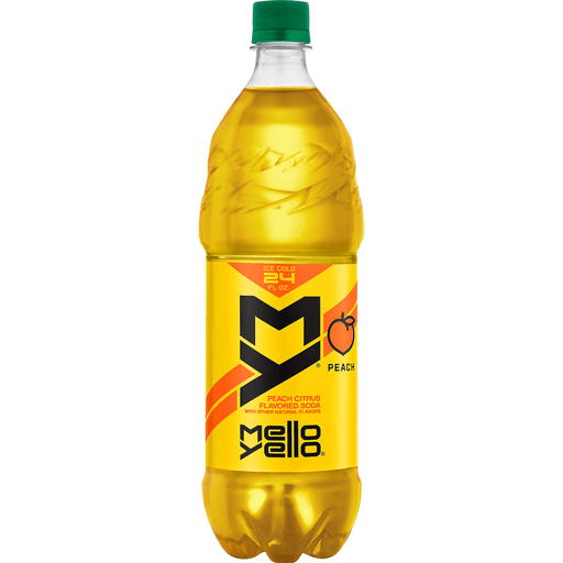 Mello Yello, Flavored Soda, Peach Citrus, Peach Citrus