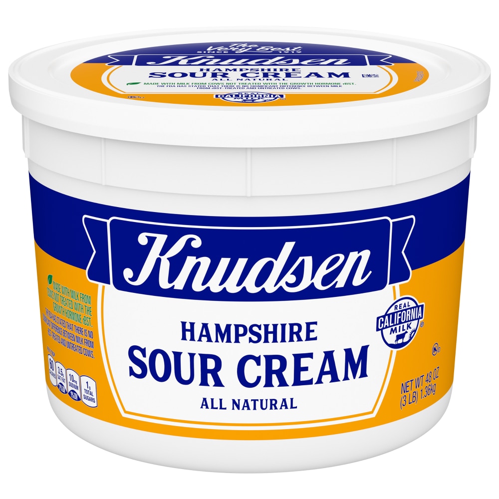 Photo of Knudsen Sour Cream, All Natural, Hampshire 48 Oz