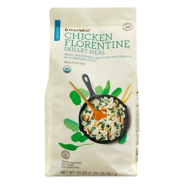 Organic Skillet Meal, Chicken Florentine