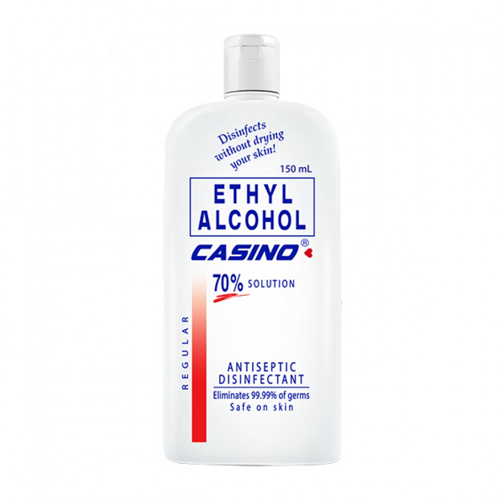 Casino Ethyl Alcohol 70% Solution Antiseptic Disinfectant 150mL