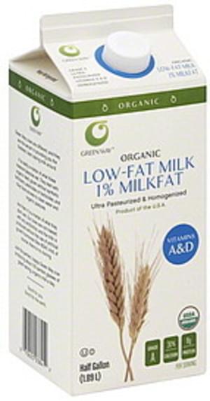 Organic 1% Milkfat Lowfat Milk