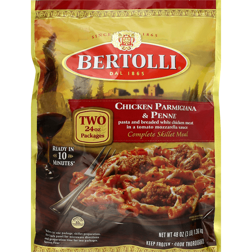 Chicken Parmigiana & Penne Pasta and Breaded White Meat Chicken in a Tomato Mozzarella Sauce