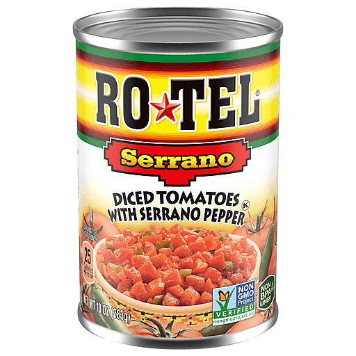 Serrano Diced Tomatoes with Serrano Pepper, Serrano