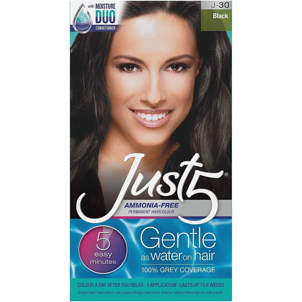 Photo of Just 5 Women's Minute Permanent Hair Color, Black Noir