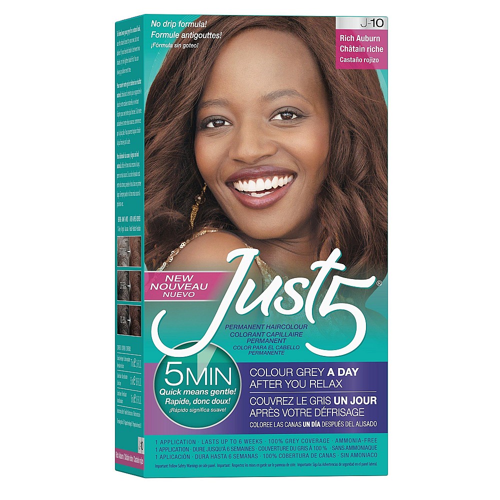 Photo of Just 5 5-Min For Women Permanent Hair Color Rich Auburn