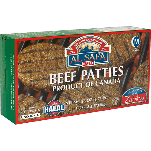 Photo of Al Safa Halal Beef Patties 8ct