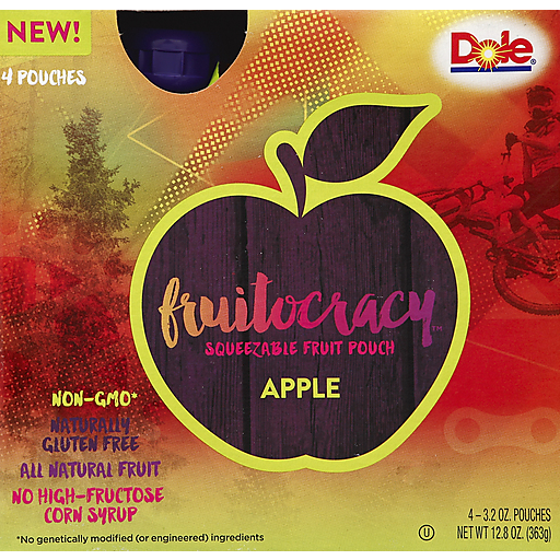 Apple Squeezable Fruit Pouch, Apple