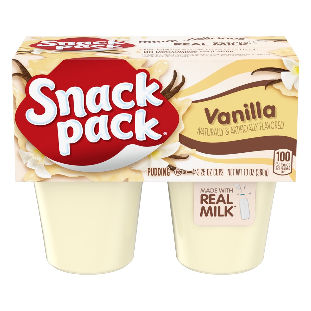 Snack Pack Pudding Vanilla
