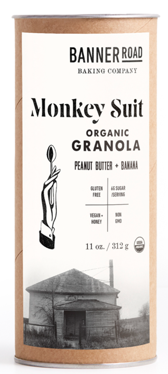 Monkey Suit Peanut Butter + Banana Granola