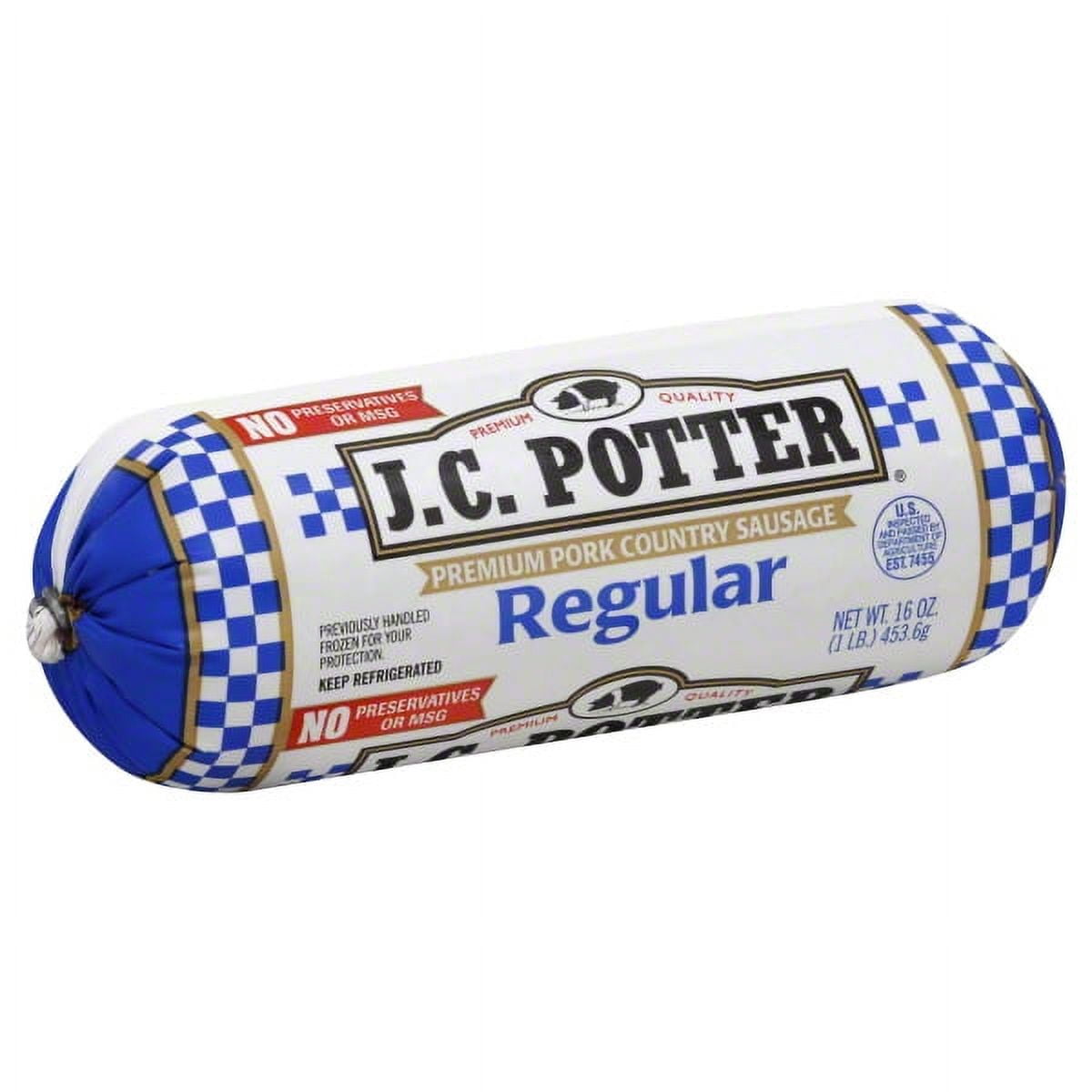 Photo of JC Potter Sausage, Premium Pork Country, Regular