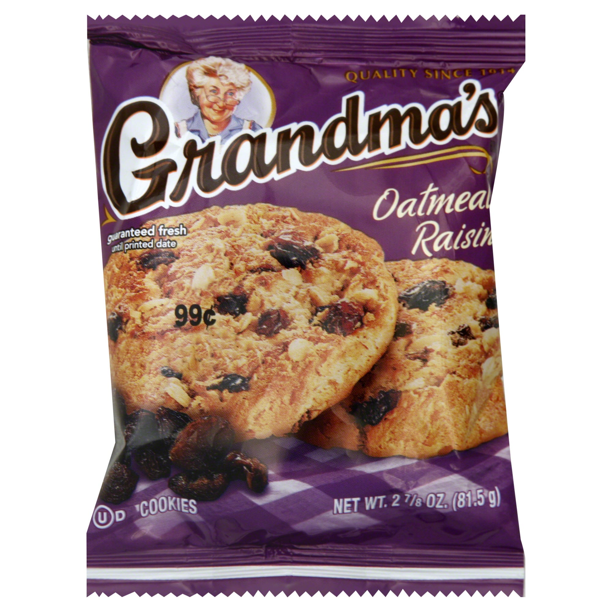Photo of Grandma's Cookies Oatmeal Raisin