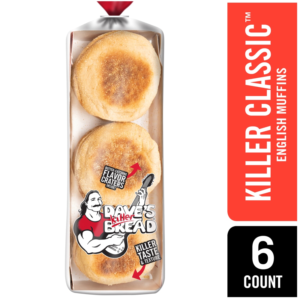 Photo of Dave's Killer Bread Organic Classic English Muffins - 13.2oz/6ct