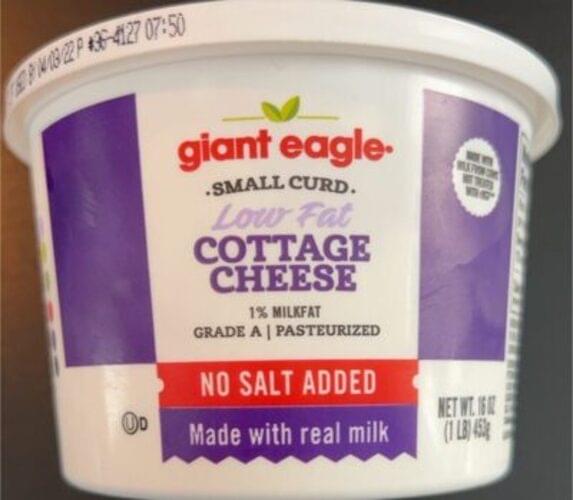 No Salt Added Small Curd Cottage Cheese