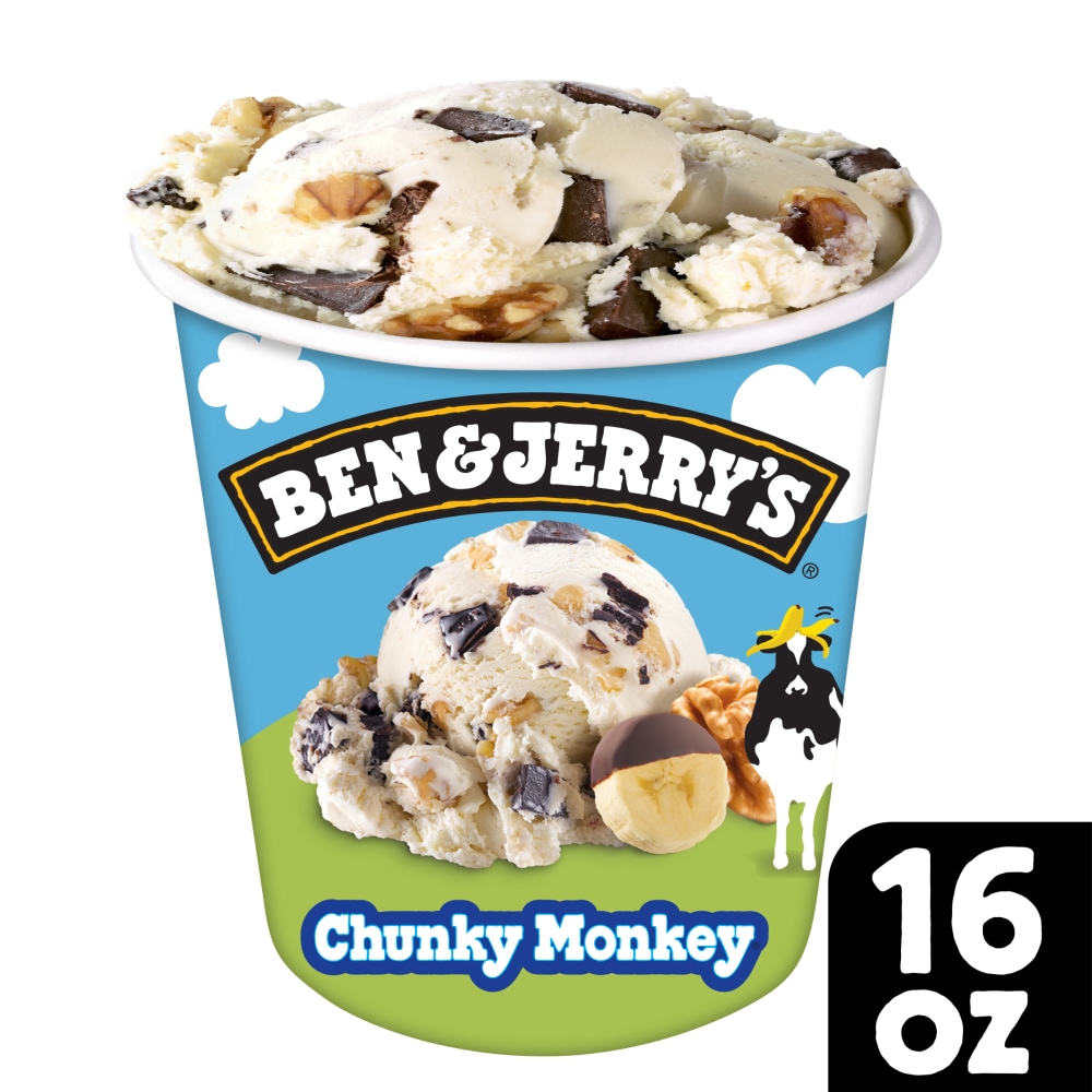 Photo of Ben & Jerry's Ice Cream, Chunky Monkey 1 Pt