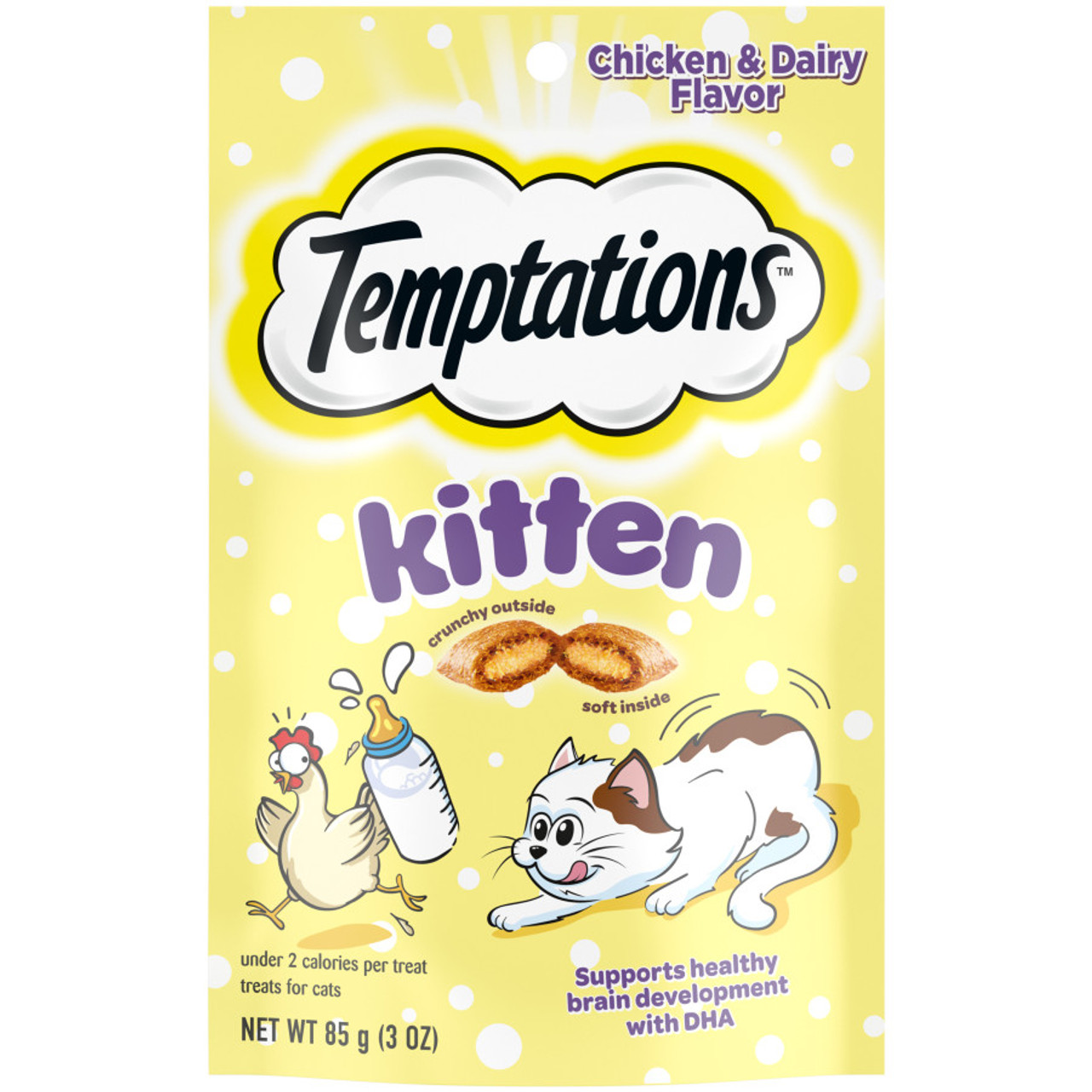 Temptations Kitten Chicken & Dairy Flavor Cat Treat 3 Oz
