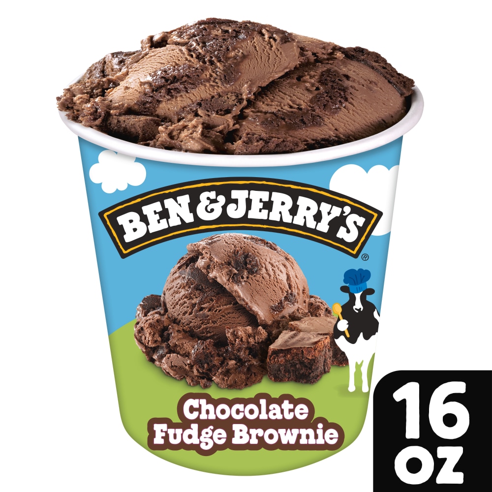 Photo of Ben & Jerry's Ice Cream, Chocolate Fudge Brownie 1 Pt