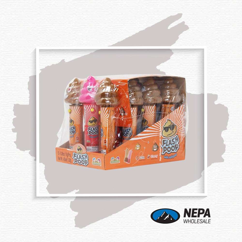 Flash Poop Kidsmania Lollipop 12ct Box