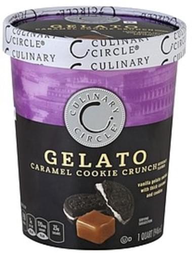Gelato, Caramel Cookie Crunch